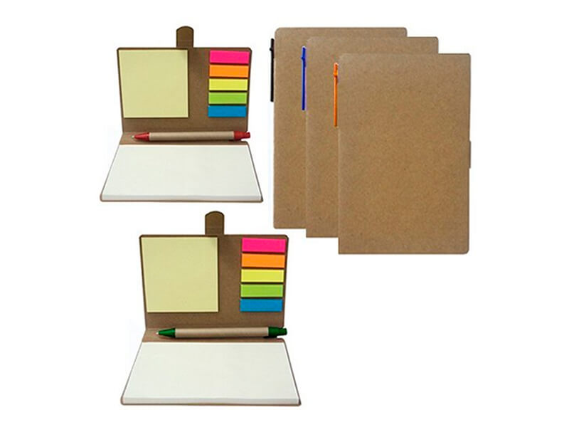 Bloco de Anotações com Post-it