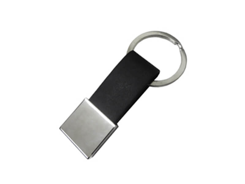 Chaveiro Metal com Couro